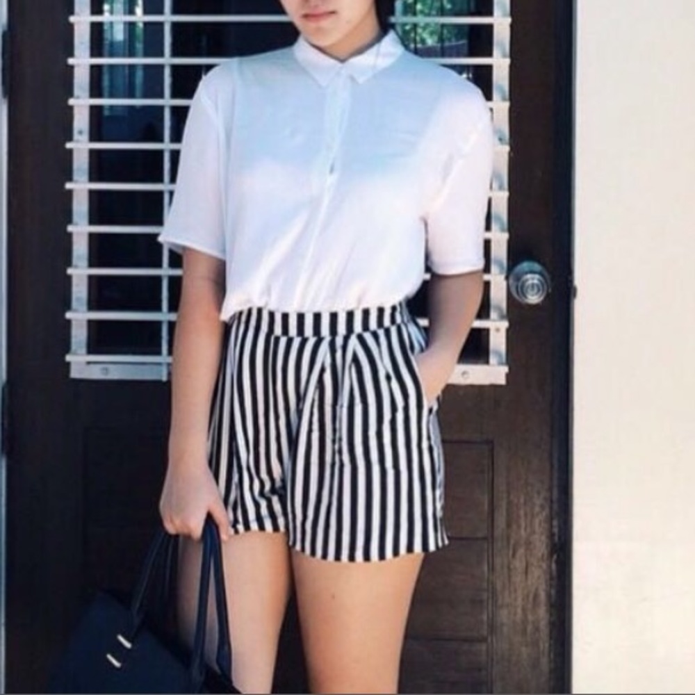 High waisted H&M shorts